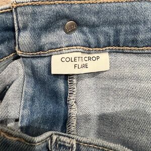 Paige Colette Crop Flare Maternity Jeans 28